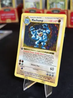 Machamp 8/102 Base Set Shadowless Holo Vintage Pokemon LP + Condition! Rare - Image 4