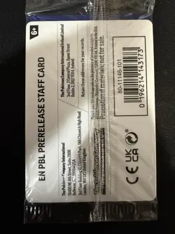 Pokemon Pitch Black Sealed Staff Promo Set Of 4 - Image 2