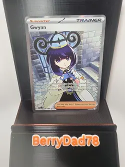 Gwynn 109/084 Pitch Black Full Art Pokemon TCG NM - Image 1
