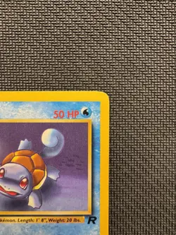 💥 SQUIRTLE 1st Edition #68/82 | TEAM ROCKET SET | Pokemon 2000 Vintage Non Holo - Image 2