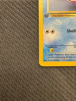 💥 SQUIRTLE 1st Edition #68/82 | TEAM ROCKET SET | Pokemon 2000 Vintage Non Holo - Image 4
