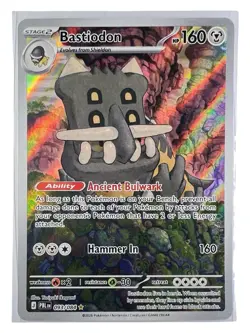 Pokemon TCG Bastiodon 093/084 Pitch Black Illustration Rare Holo Full Art NM - Image 2
