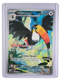 Pokemon TCG Toucannon 094/084 Pitch Black Illustration Rare Holo Full Art NM - Image 1