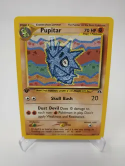 Pokemon 1st Edition Pupitar 45/75 Neo Discovery - Image 1