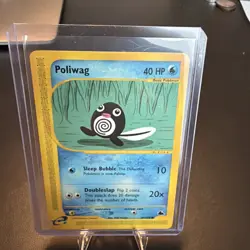 Pokemon TCG 2003 Skyridge Poliwag 87/144 Vintage NM - Image 1