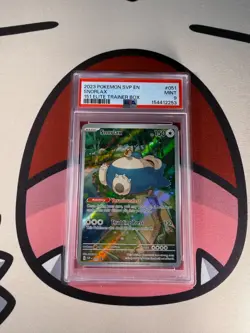2025 Pokemon 151 English Snorlax ETB Black Star Promo SVP #051 PSA 9 - Image 1