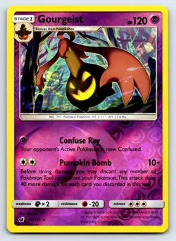 Gourgeist 45/111 Rare Crimson Invasion Pokemon Reverse Holo NM/M - Image 1