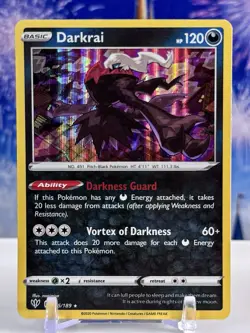 Pokemon TCG Darkrai 105/189 Darkness Ablaze Holo Rare - Image 1