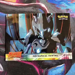 Pokemon TCG Mechanical Mewtwo Pokemon Topps Mewtwo Strikes Back 6 - Image 1