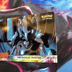 Pokemon TCG Mechanical Mewtwo Pokemon Topps Mewtwo Strikes Back 6 - Image 3