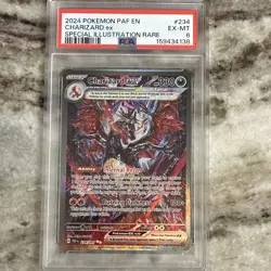 The Pokemon Company Charizard ex 234/091 Paldean Fates SIR Holo EN PSA 6 - Image 1