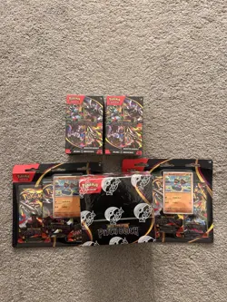 Pokemon Pitch Black Booster Box Booster Bundle 3 Pack Blister Factory Sealed - Image 1