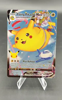 Flying Pikachu VMAX 007/025 Celebrations Ultra Rare Holo Pokemon TCG English - Image 1