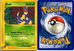 Ekans 108/165 Common Expedition Base Set Pokemon Lightly Played - Image 1