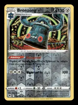 BRONZONG 112/189 REVERSE HOLO UNCOMMON ASTRAL RADIANCE NM/M - Image 1