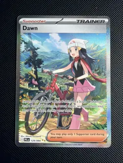 Pokemon Dawn TCG Trainer Full Art Holo 129/094 Me02 Special Illustration Rare - Image 1