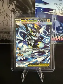 Pokemon TCG Mega Zeraora EX 114/084 Full Art Holo Rare 270 HP English - Image 1
