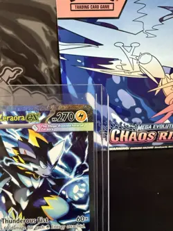 Pokemon TCG Mega Zeraora EX 114/084 Full Art Holo Rare 270 HP English - Image 3