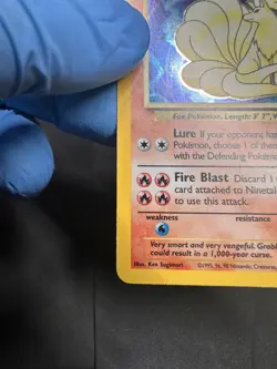 Ninetales #12/102 HOLO Pokemon Base Set LP+ - Image 4