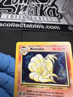 Ninetales #12/102 HOLO Pokemon Base Set LP+ - Image 5