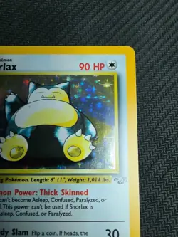 Snorlax 11/64 Jungle Holo Unlimited WotC Pokemon TCG Near Mint Vintage - Image 4