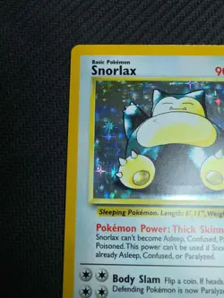 Snorlax 11/64 Jungle Holo Unlimited WotC Pokemon TCG Near Mint Vintage - Image 5