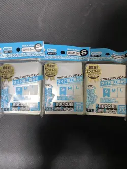 Trading Card Sleeve Set Broccoli Embossed Clear S YuGiOh Pokemon 80 - Image 1