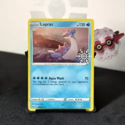 Pokemon Holiday Calendar Lapras snowflake stamped cosmos holo 048/202 Near mint - Image 1