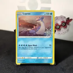 Pokemon Holiday Calendar Lapras snowflake stamped cosmos holo 048/202 Near mint - Image 2