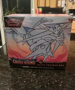Pokemon Chaos Rising Pokemon Center ETB Elite Trainer Box New Factory Sealed - Image 1