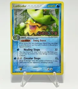 Nintendo Ludicolo 10/107 EX Deoxys Holo Rare Reverse Holo Stage 2 ENG 2005 - Image 1