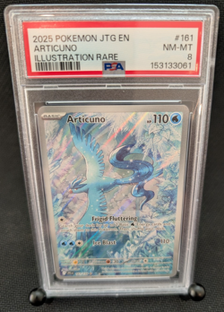 Pokemon - Articuno IR 161/159 - 2025 SV: Journey Together - PSA 8 - Image 1