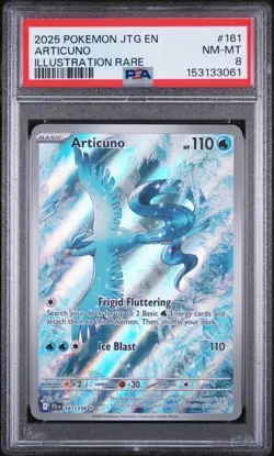 Pokemon - Articuno IR 161/159 - 2025 SV: Journey Together - PSA 8 - Image 3