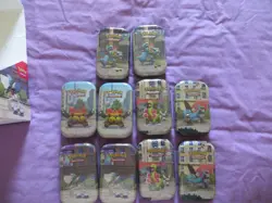 Pokemon TCG Luminous City Mini Tin Display Box (10 Tins) Factory Sealed - Image 2