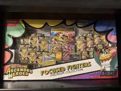 Pokemon TCG Mega Heroes Focused Fighters Box Booster Promo - Image 1