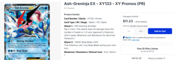 Pokemon - Ash-Greninja EX - XY133 Black Star Promo - 2016 XY Promo - Image 4