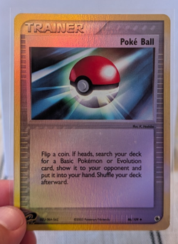 Poke Ball 86/109 - Pokemon Ruby and Sapphire TCG Set - Reverse Holo - LP - Image 1