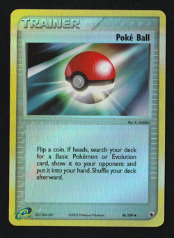 Poke Ball 86/109 - Pokemon Ruby and Sapphire TCG Set - Reverse Holo - LP - Image 2