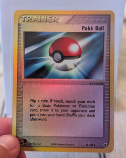 Poke Ball 86/109 - Pokemon Ruby and Sapphire TCG Set - Reverse Holo - LP - Image 4