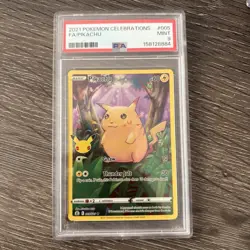 Pokemon TCG Pikachu 005/025 Celebrations Full Art Holo PSA 9 English 2021 - Image 1