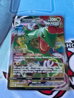 Pokemon Rayquaza VMAX 101/159 Crown Zenith Holo NM - Image 1