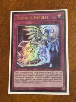 Dominus Impulse MZMU-EN126 Ultra Rare 1st Edition Yugioh Maze of Muertos NM - Image 1