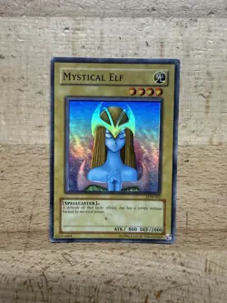 Yu-Gi-Oh! Mystical Elf LOB-062 Legend of Blue Eyes Common Unlimited EN - Image 1