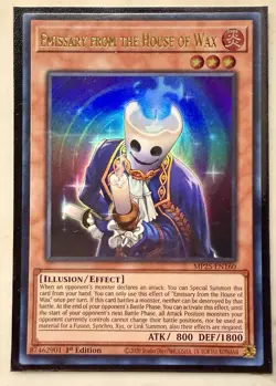 x1 Emissary from the House of Wax - MP25-EN160 - Ultra Rare - 1st Edition Yu-Gi- - Image 1