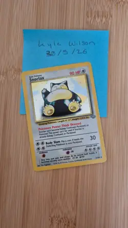 Wizards of the Coast Snorlax Jungle 11/64 Holo Rare 90HP English 1999 Unlimited - Image 1