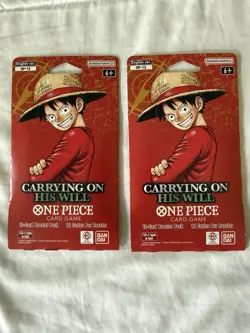 Sealed One Piece Sleeved Booster Pack Lot - 4 Packs (2x OP-13 / 2x OP-16) - Image 2