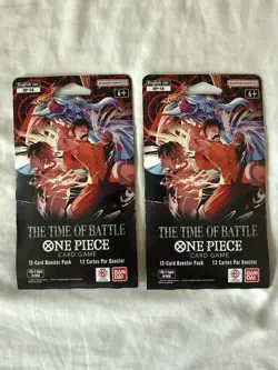 Sealed One Piece Sleeved Booster Pack Lot - 4 Packs (2x OP-13 / 2x OP-16) - Image 3