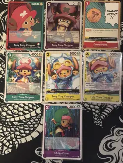 Tony Tony Chopper Card Lot Of 21 One Piece TCG English - Image 2