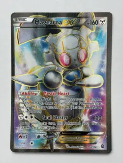 Magearna EX 110/114 Full Art Ultra Rare Pokemon TCG Holo XY Steam Siege LP/NM - Image 1