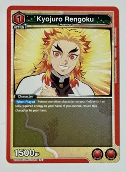 Union Arena - Kimetsu no Yaiba Kyojuro Rengoku UE05BT/KMY-1-088 U Demon Slayer - Image 1